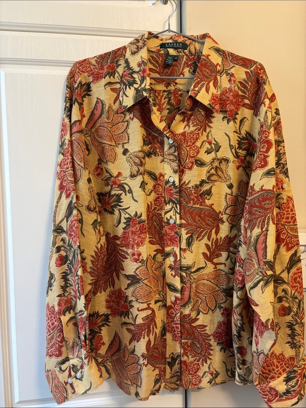 Ralph Laure silk and linen blouse